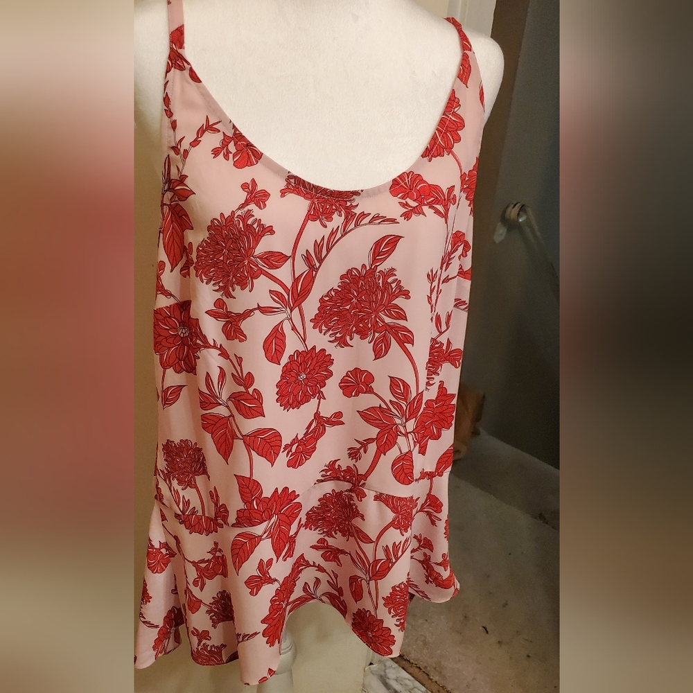 CAbi #5533 Adore Cami, Floral Size Medium
